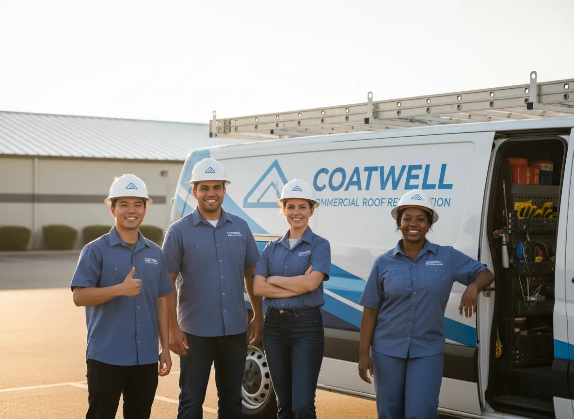 Commercial roof coating company in Branchville, VA